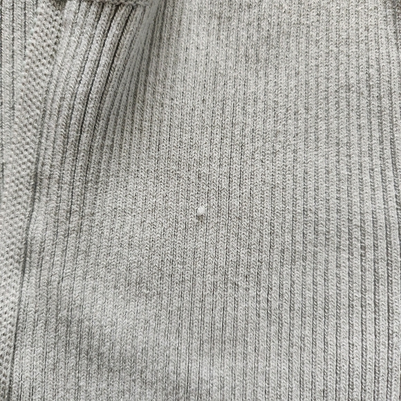 free for any purchase 💗 Glasson soft teal ribbed knit zip crop cardigan size XS - Picture 8 of 8